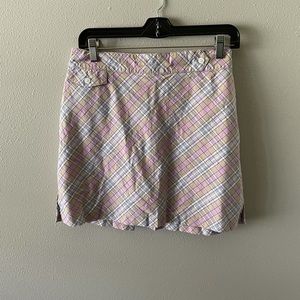 Vintage pastel golf skort